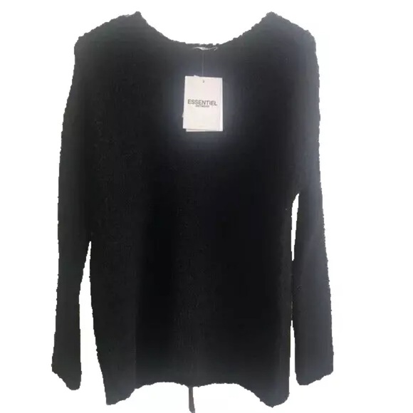 Essentiel Antwerp Cozy Black Sweater XS‎ NWT New - Picture 1 of 10